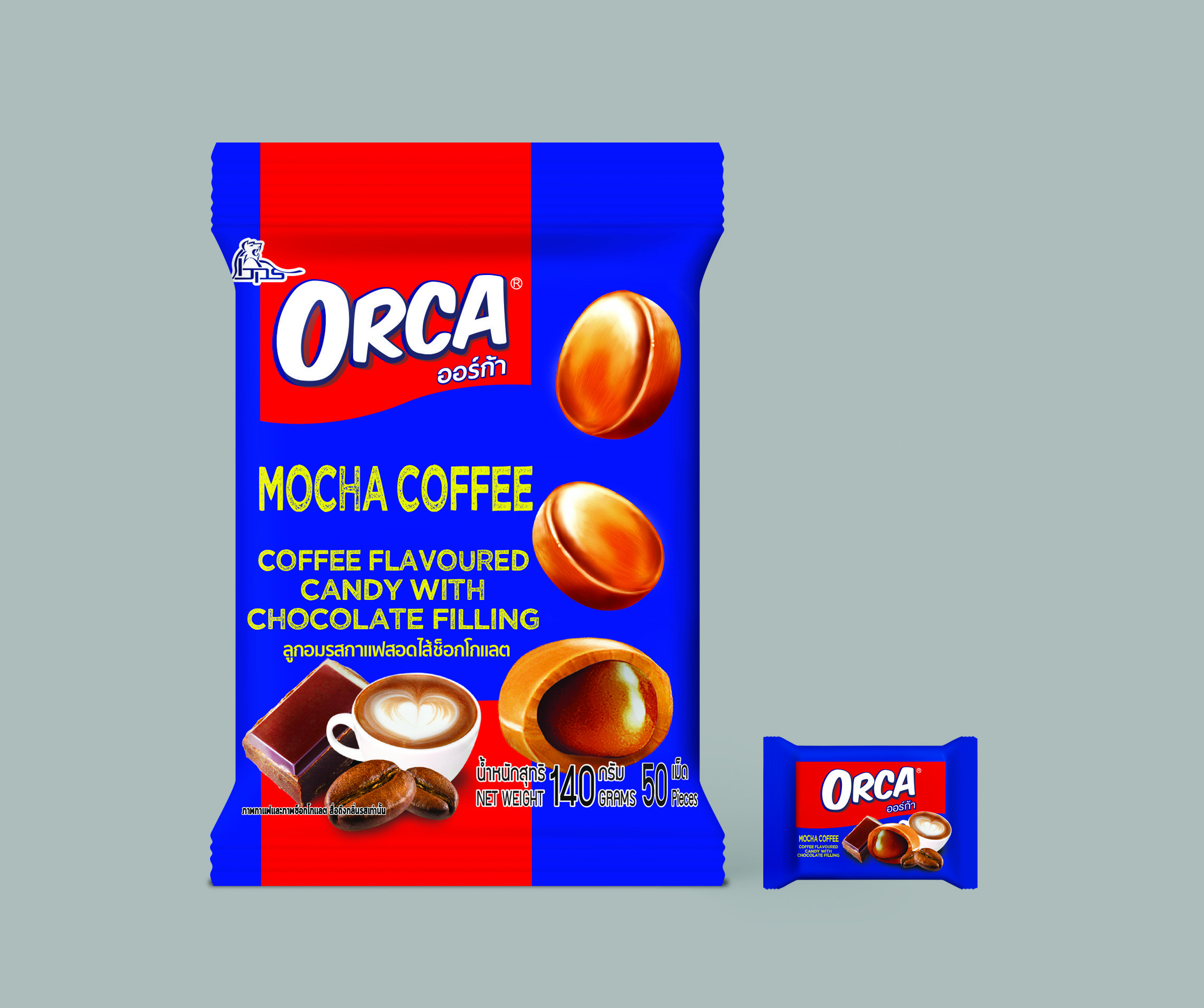 Kẹo Orca vị cà phê nhân kem 150g